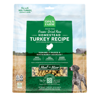 Open Farm Freeze Dried Raw Homestead Turkey Dog Food & Dog Food Topper, 22Oz