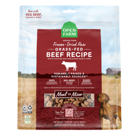 Open Farm Freeze Dried Raw Morsels Grass-Fed Beef Dog Food & Dog Food Topper, 13.5Oz