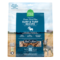 Open Farm Freeze Dried Raw Surf &Turf Recipe Dog Food & Food Topper, 22Oz
