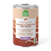 Open Farm Chicken & Grass-Fed Beef Pâté Wet Dog Food, 12.5Oz - Pack Of 12