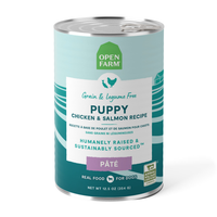 Open Farm Puppy Chicken & Salmon Recipe Pâté Wet Dog Food, 12.5Oz - Pack Of 12