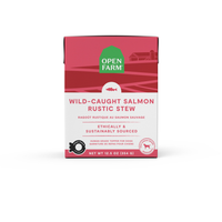 Open Farm Wild-Caught Salmon Rustic Stew Wet Dog Food & Food Topper, 12.5Oz-Pack Of 12