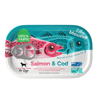 Open Farm Salmon & Cod Limited Ingredient Dog Food Topper, 4.59Oz-Pack Of 12