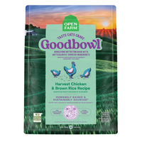 Open Farm Goodbowl Harvest Chicken & Brown Rice Recipe Dry Cat Food, 7Lb