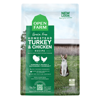 Open Farm Grain-Free Homestead Turkey & Chicken Recipe Dry Cat Food, 4Lb
