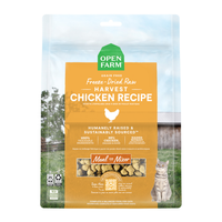 Open Farm Freeze Dried Raw Grain-Free Harvest Chicken Cat Food & Food Topper, 3.5Oz