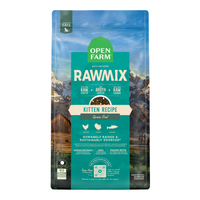 Open Farm Rawmix Kitten Recipe Grain Free Dry Cat Food With Freeze-Dried Raw Morsels, 8Lb
