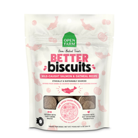 Open Farm Better Biscuits Wild-Caught Salmon Recipe Crunchy Dog Treats, 8Oz