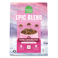 Open Farm Epic Blend Salmon & Superfood Recipe Premium Nutrition Dry Dog Food With Air-Dried Morsels, 3.5Lb
