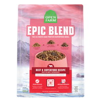 Open Farm Epic Blend Beef & Superfood Recipe Premium Nutrition Dry Dog Food With Air-Dried Morsels, 3.5Lb