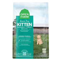 Open Farm Grain-Free Chicken & Turkey Recipe Kitten Dry Cat Food, 4Lb