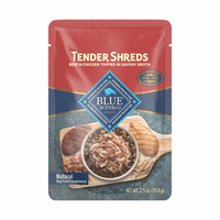 Blue Buffalo Tender Shreds Beef Wet Dog Food Topper In Savory Broth
