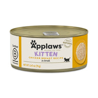 Applaws™ Natural Kitten Wet Cat Food, Chicken Breast In Broth, 2.47-Oz Pack Of 24