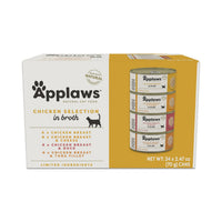 Applaws™ Natural Wet Cat Food Chicken Selection Variety Pack In Broth, 2.47-Oz Pack Of 12