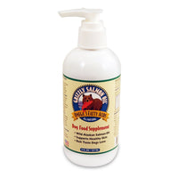 Grizzly Salmon Oil Omega 3 Dog Food Supplement Oil, 8Oz
