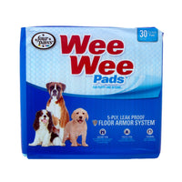 Four Paws Wee-Wee Superior Performance Dog Pee Pads, Standard Size, 30pc