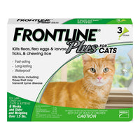Frontline Plus Flea & Tick Treatment For Cats