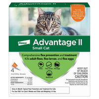 Advantage Ii Flea Treatment For Cats, 5 To 9 Lbs