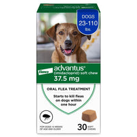 Advantus Chewable Oral Flea Treatment For Dogs, 23-110 Lbs