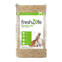 Fresh 4 Life Natural Pine Small Animal Bedding, 41L