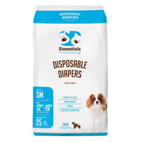 Essentials Disposable Dog Diapers - 30 Pack, 1L