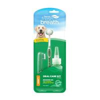 Tropiclean Fresh Breath Oral Care Kit With Tripleflex Toothbrush For Large Dogs