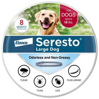 Seresto Flea & Tick Treatment & Prevention Collar For Dogs, Over 18 Lbs