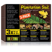 Exo Terra Plantation Soil 3 Pack Substrate For Reptiles