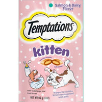 Temptations Crunchy & Soft Kitten Treats, Salmon And Dairy Flavor